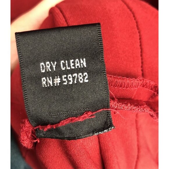 Adrianna Papell Womens Sleeveless Textured Sheath Dress Size 6 Red Evening Date - Picture 4 of 9